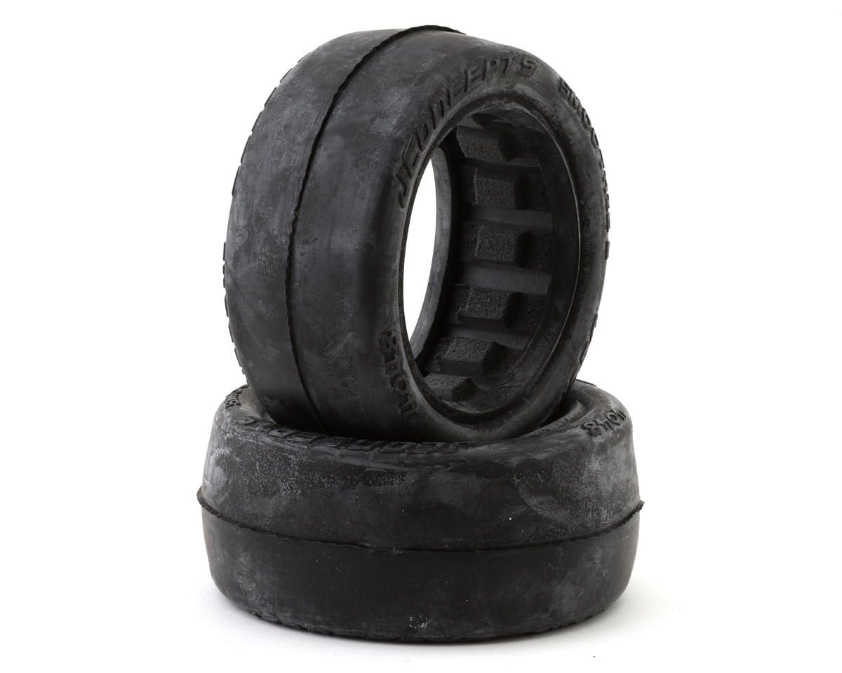 JConcepts Smoothie 2 &quot;Thick Sidewall&quot; 2.2&quot; 4WD Front Buggy Tires (2) (Silver) - 4048-06