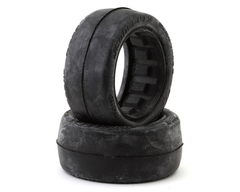 JConcepts Smoothie 2 &quot;Thick Sidewall&quot; 2.2&quot; 4WD Front Buggy Tires (2) (Silver) - 4048-06