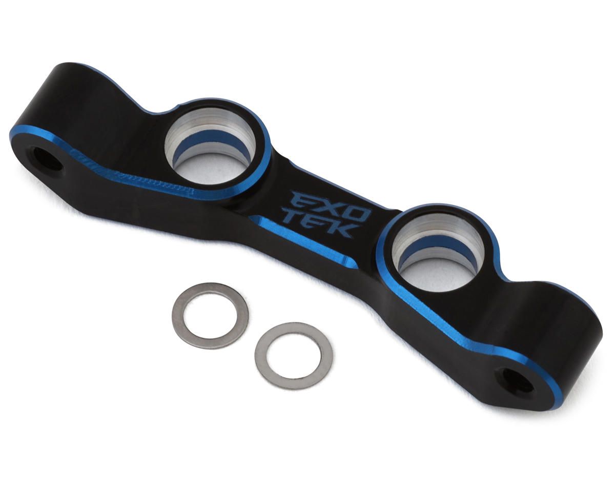 Exotek Associated B7 Aluminum HD Steering Rack (Black/Blue) - EXO2240