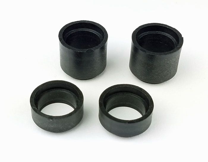 CUSTOM WORKS BIG BORE SPRING SPACERS (2 SHORT, 2 LONG) - 1821