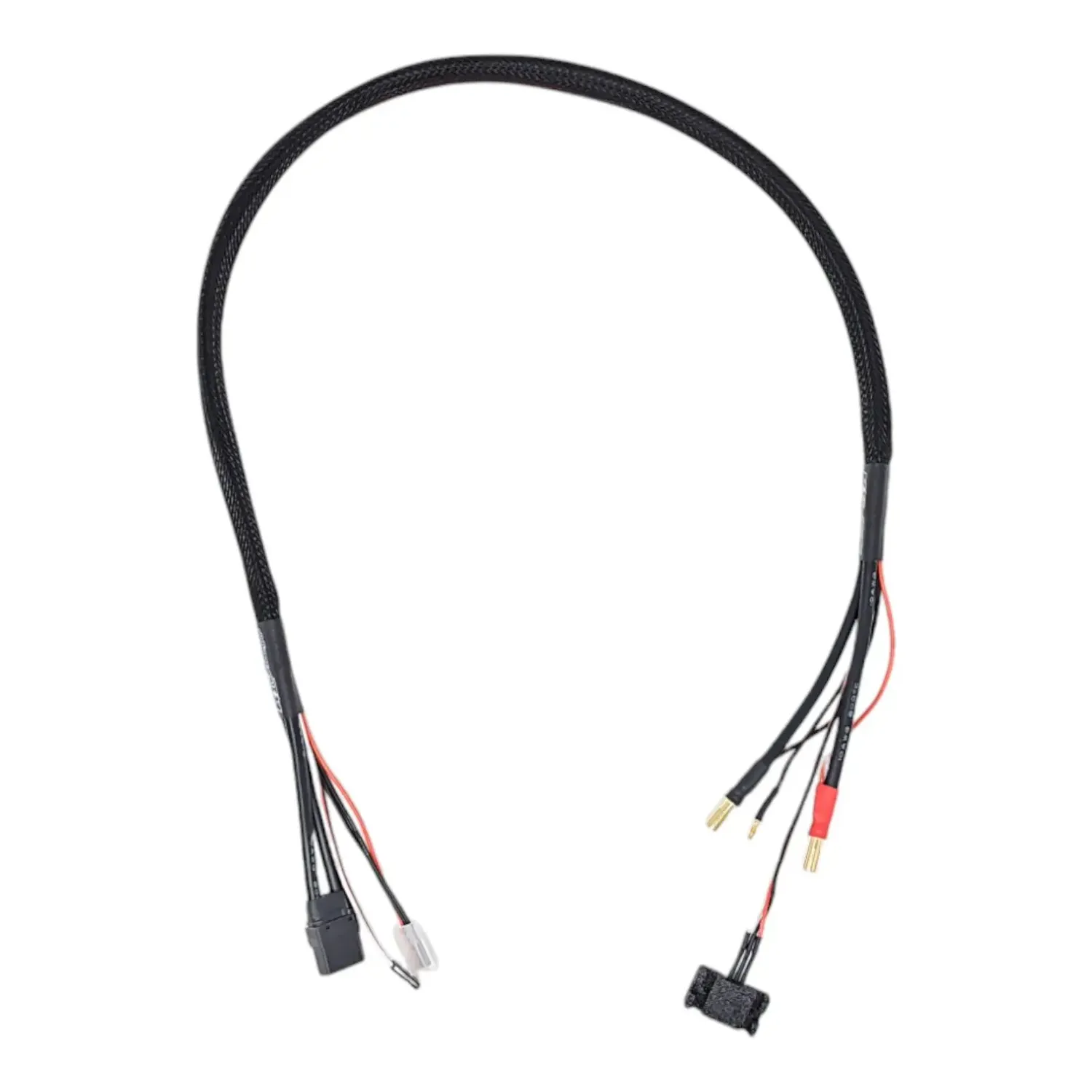 RC Discharger 2S 45A Charge Cable (XT90 &amp; 5mm) with Temperature Sensor - RCD-2S45A-XT90-5MM-TS