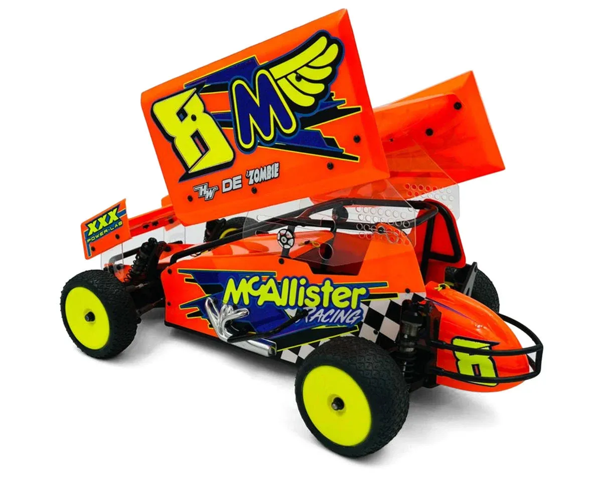 McAllister Racing Port Royal 1/10 Sprint Car Body Kit (Clear) (Custom Works) w/Top &amp; Nose Wings - MCA750