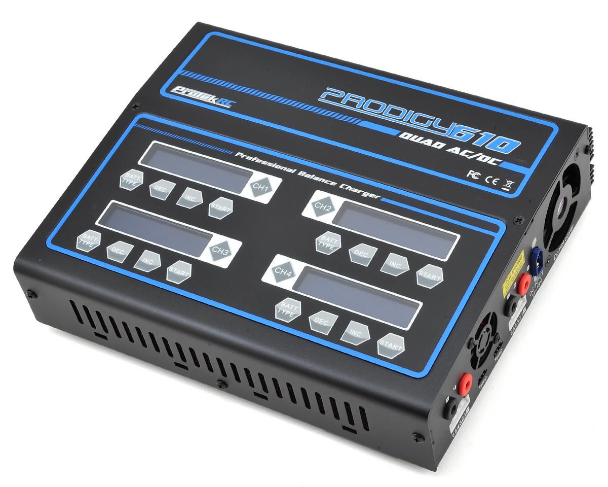 ProTek RC &quot;Prodigy 610 QUAD AC&quot; LiHV/LiPo AC/DC Battery Charger (6S/10A/100W x 4) - PTK-8517