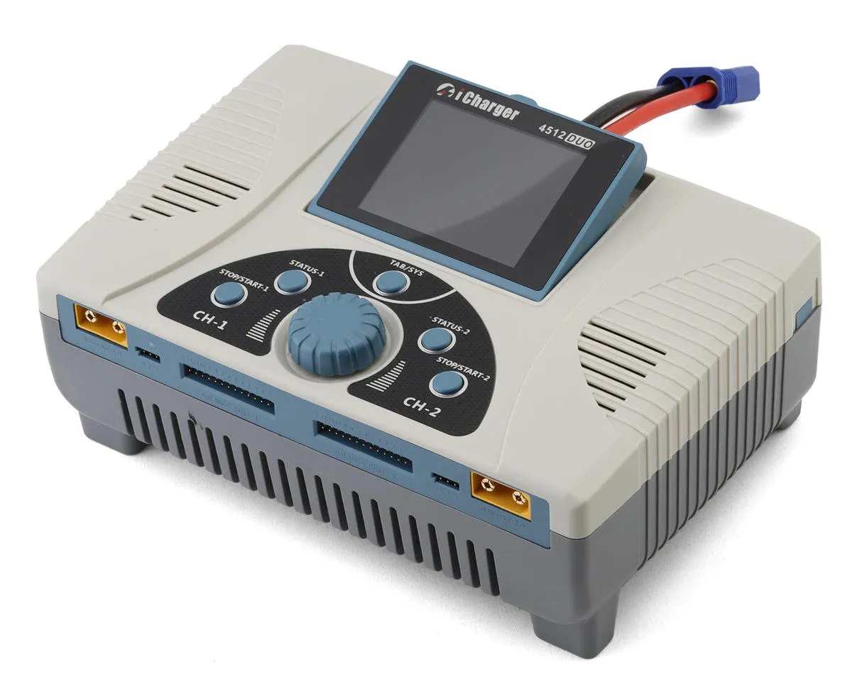 Junsi iCharger 4512 Duo DC Dual Port LiPo/Life/NiMH/NiCD Battery Charger (12S/45A/2800w) -  JUN-4512DUO