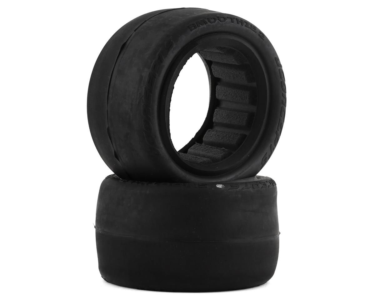 JConcepts Smoothie 2 2.2&quot; Rear Buggy Tires (2) (Silver) - 4017-06