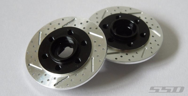 SSD RC 3MM OFFSET WHEEL HUB WITH BRAKE ROTOR (2) - ssd00194