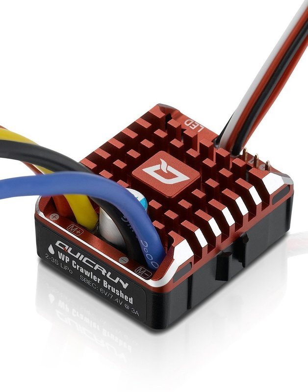 Hobbywing QUICRUN Electronic Speed Controller 1080 g2 brushed ESC (2-3S) (80A) - 30120202/ hw1080 g2