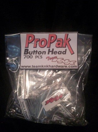 Team KnK (700 pcs) Button Head ProPak Stainless Bulk Bag - KNK700PPBH