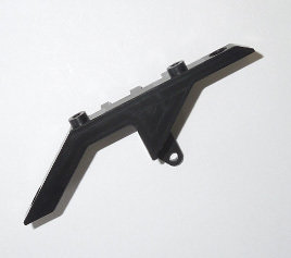 SSD RC DIAMOND FRONT AXLE UPPER LINK MOUNT (BLACK) - ssd00056
