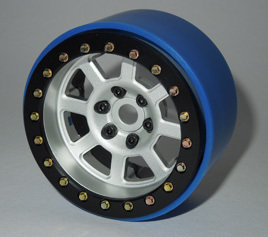 SSD RC 2.2&quot; ASSASSIN WIDE PL WHEELS (SILVER) - SSD00162
