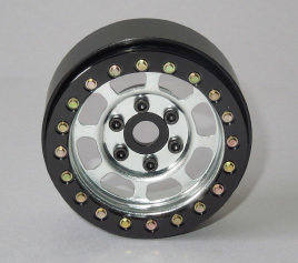 SSD RC 1.9&quot; STEEL TRAIL BEADLOCK WHEELS (SILVER) - SSD00079