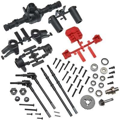 Axial AR44 Locked Axle Set Front/Rear Complete - ax31438/ AXIC1438