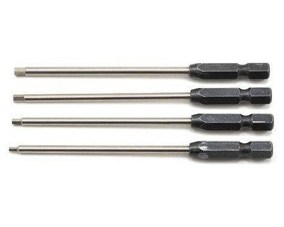 ProTek RC "TruTorque" Metric Power Tool Tip Set (4) (1.5, 2.0, 2.5, 3.0mm) - PTK-8243