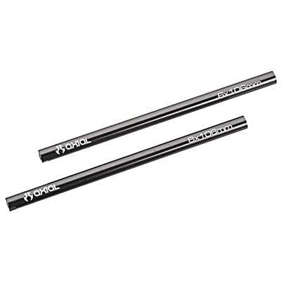 Axial Threaded Alum Pipe 6x106mm Grey (2) - AX30516