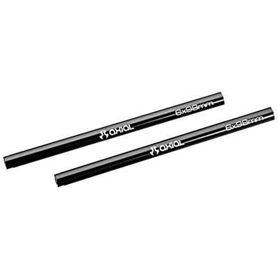 Axial Threaded Aluminum Pipe 6x98mm Grey (2) - AX30518