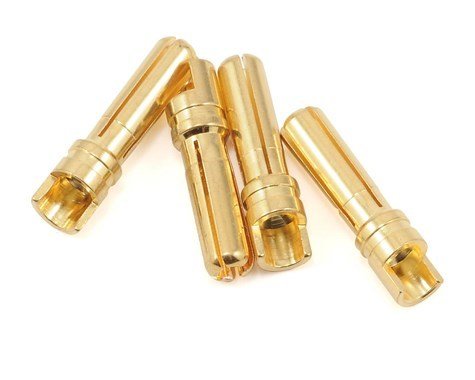 ProTek RC 4.0mm "Super Bullet" Solid Gold Connectors (4 Male) - PTK-5035 ProTek RC 4.0mm "Super Bullet" Solid Gold Connectors (4 Male) - PTK-5035