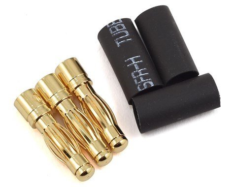 ProTek RC 4mm Serrated Male Bullet Connector (3 Male) - PTK-5049