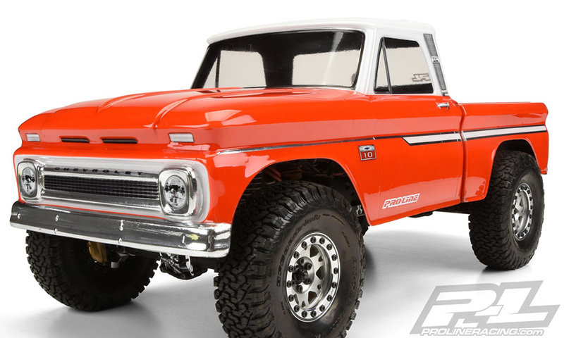Pro-Line &#39;66 Chevrolet C-10 Clear Body SCX10 313mm - 3483-00/PRO348300