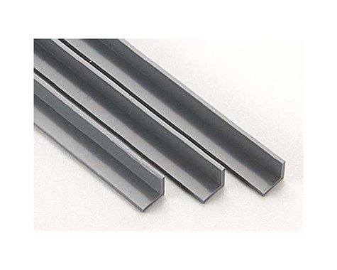 Plastruct A-12 Angle, Styrene 3/8&quot; (3)