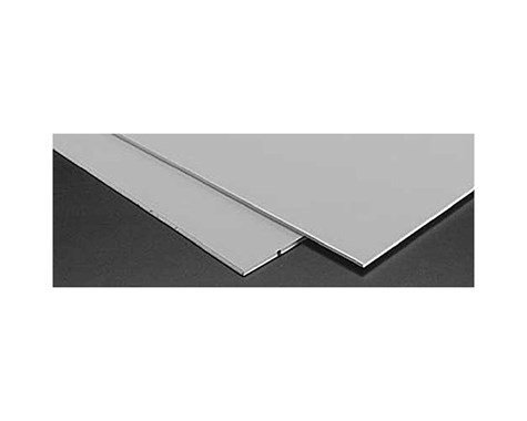 Plastruct SSA-125 Gray ABS, Styrene .125 (2) - PLS91008