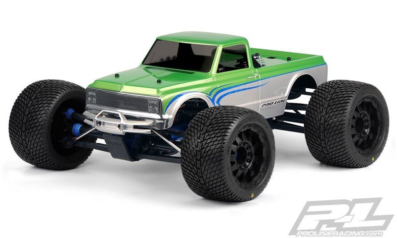 Pro-Line 1972 Chevy C10 Long Bed Truck Body (Clear) - 3227-00