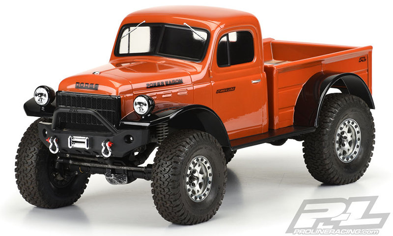 Pro-Line 1946 Dodge Power Wagon Clear Body 12.3&quot; -                    3499-00/349900