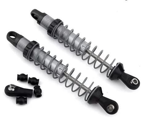 SSD RC Pro Scale 90mm Shocks (Silver/Black) - SSD00301
