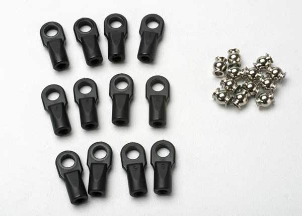 Traxxas Rod ends, Revo (large) with hollow balls (12) - Tra5347