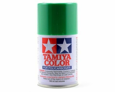Tamiya PS-25 Bright Green Lexan Spray Paint (100ml) - TAM86025