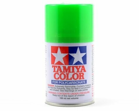 Tamiya PS-28 Fluorescent Green Lexan Spray Paint (100ml) - TAM86028