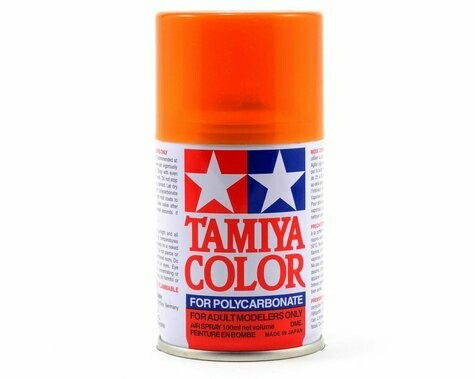 Tamiya PS-43 Translucent Orange Lexan Spray Paint (100ml) - TAM86043