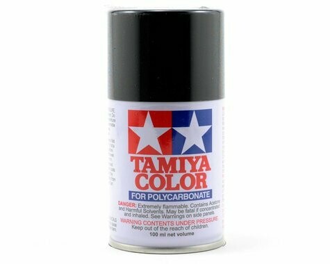 Tamiya PS-5 Black Lexan Spray Paint (100ml) - TAM86005