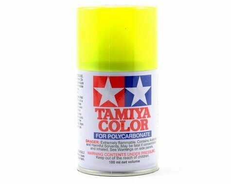 Tamiya PS-27 Fluorescent Yellow Lexan Spray Paint (100ml) - TAM86027