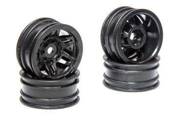 Axial 1.0 Rockster Wheels Black (4pcs)  - AXI40002