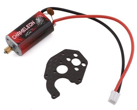 Furitek SCX24 Chameleon Brushed Motor w/Motor Mount &amp; Pinion (80T) - fur-2076