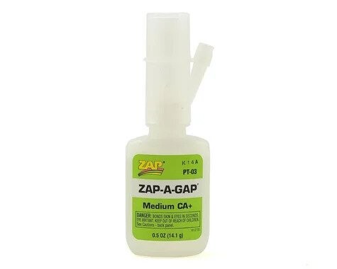Pacer Technology Zap-A-Gap CA+ Glue (Medium) (0.5oz) - pt-03