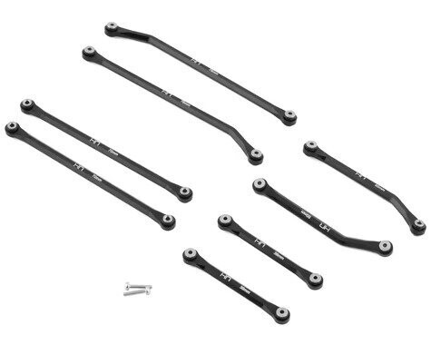 Hot Racing Axial SCX24 Aluminum High Clearance 4 Link Set (153.7mm) - SXTF133HFG01