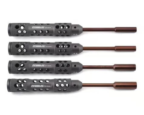 ProTek RC "TruTorque SL" 4-Piece Metric Nut Driver Set (5.0, 5.5, 7.0, 8.0mm) - PTK-8282