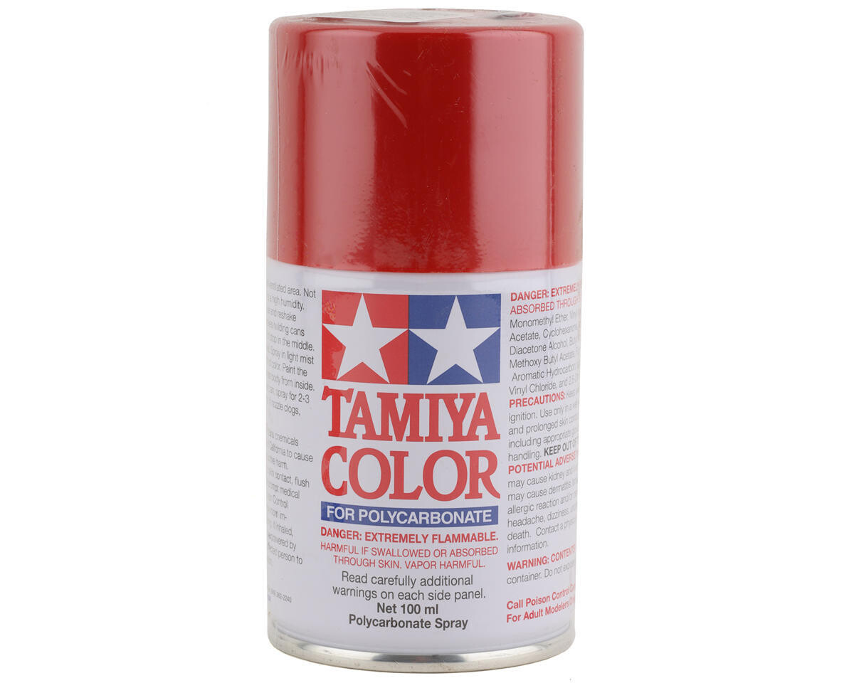 Tamiya PS-60 Bright Mica Red Lexan Spray Paint (100ml) - TAM86060