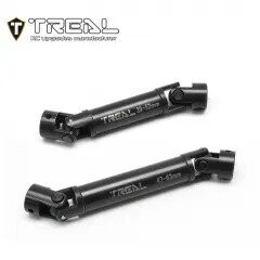TREAL AX24 Driveshaft Set Harden Steel Metal Center Drive Shafts (2P) for 1:24 Axial AX24 XC-1 - X003SWSE33