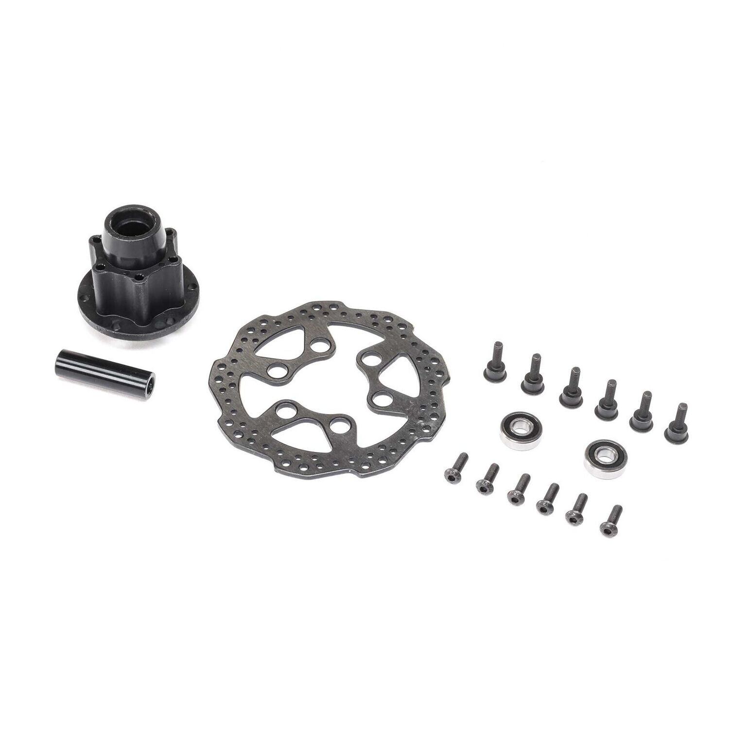 Losi Complete Front Hub Assembly: Promoto-MX - LOS262013