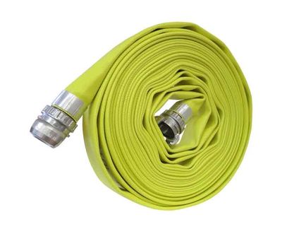 Tuyau eau incendie sapeurs-pompiers REMIFLEX SPECIAL DN70 - 20 m jaune - avec raccords DSP