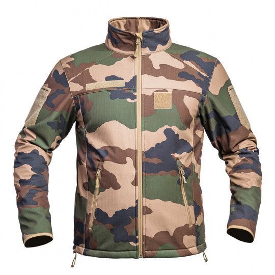 Veste softshell Fighter camo fr/ce A10 équipement Veste softshell Fighter camo fr/ce A10 équipement
