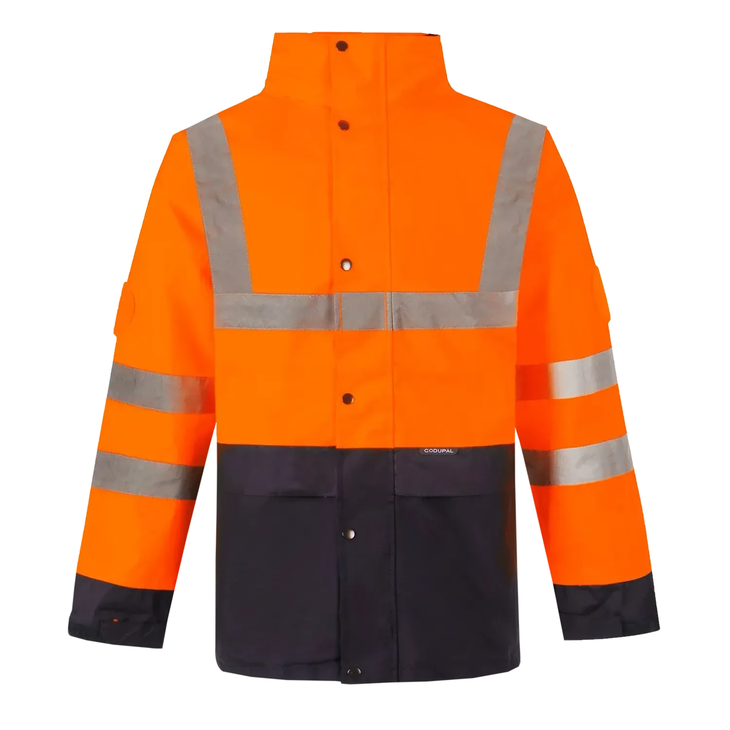 Parka veste de pluie MADUO V orange haute visibilité CODUPAL