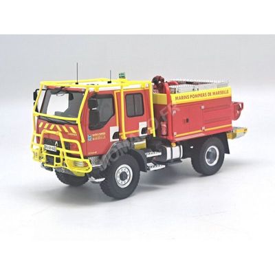 Véhicule miniature sapeurs-pompiers RENAULT D14 CCFM GIMAEX "BMPM" 1/43 ALERTE