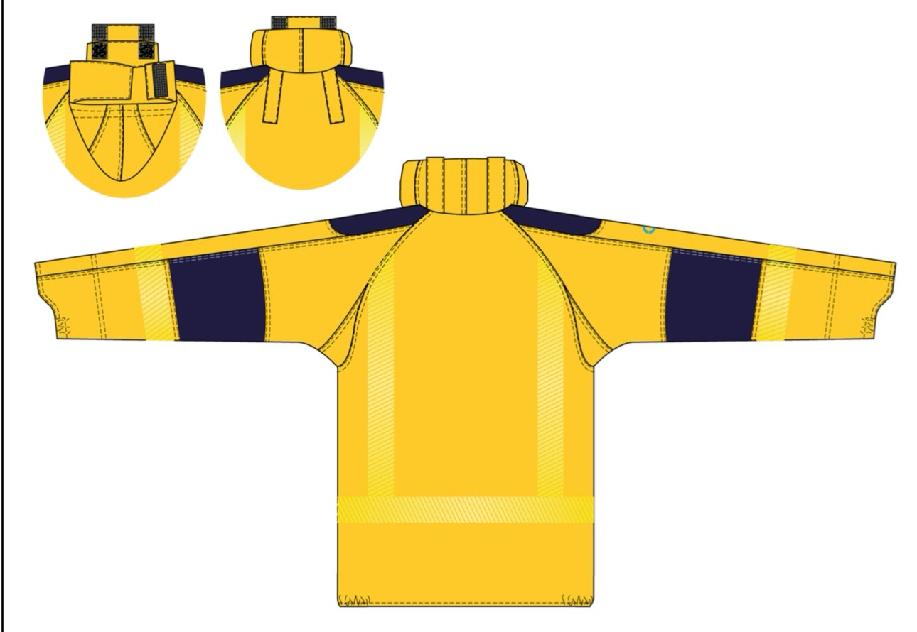 Veste d'intervention textile - feux d’espaces naturels sapeurs-pompiers SIOEN