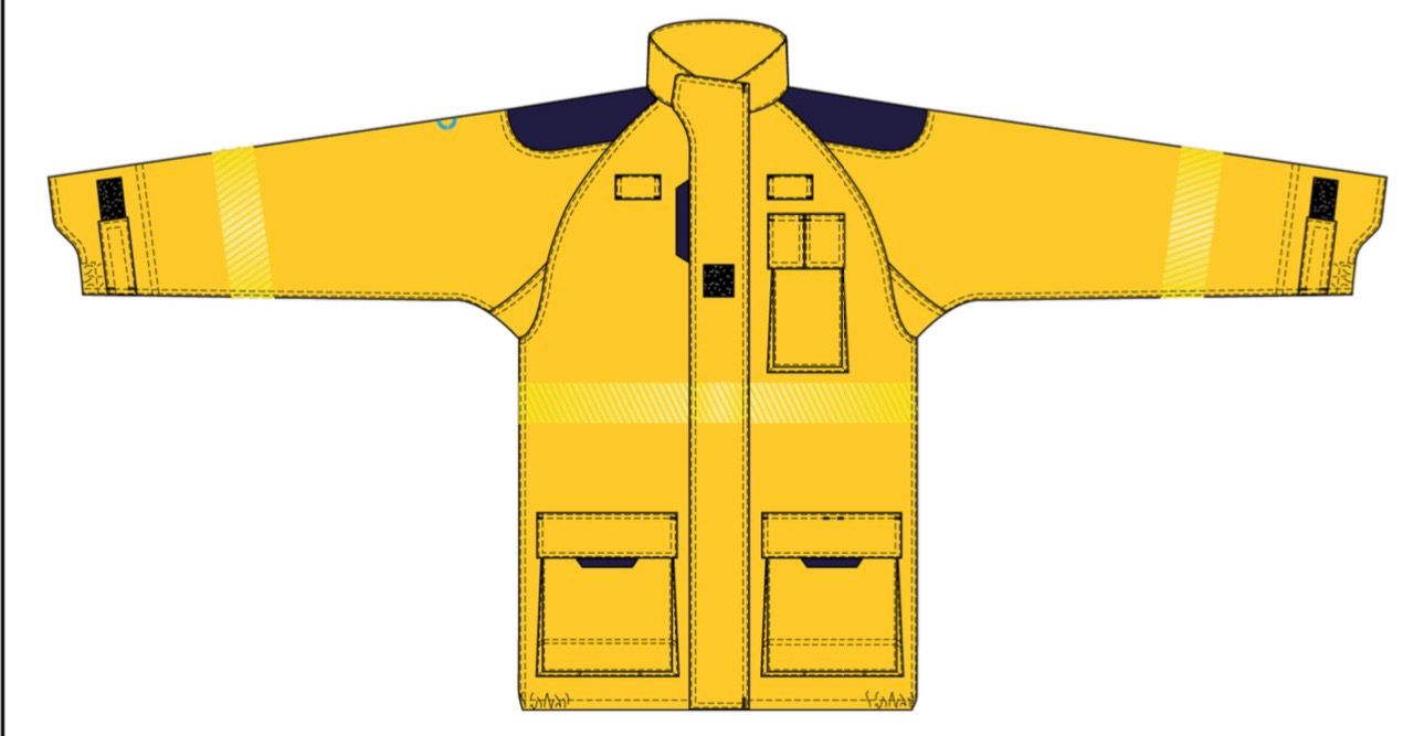 Veste d'intervention textile - feux d’espaces naturels sapeurs-pompiers SIOEN