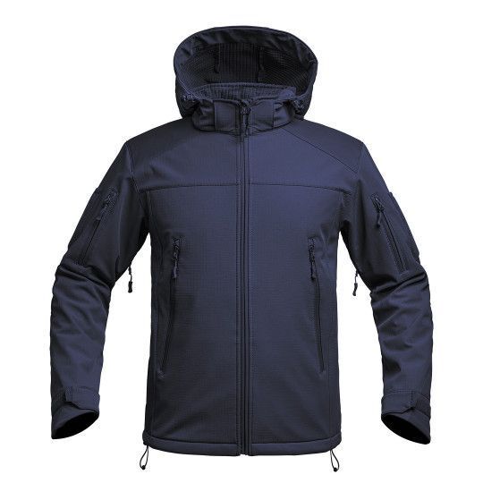 Veste V2 Softshell Fighter bleu marine A10 équipement