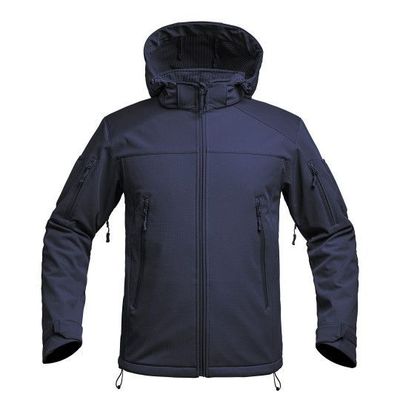 Veste V2 Softshell Fighter bleu marine A10 équipement