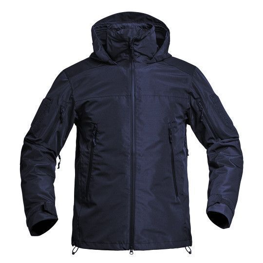 Parka Hardshell Fighter bleu marine A10 équipement